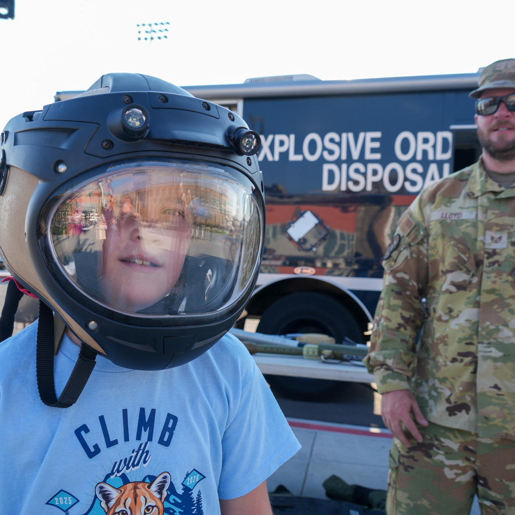 Military Family Tailgate participants