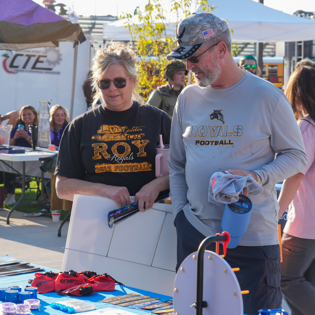Military Family Tailgate participants