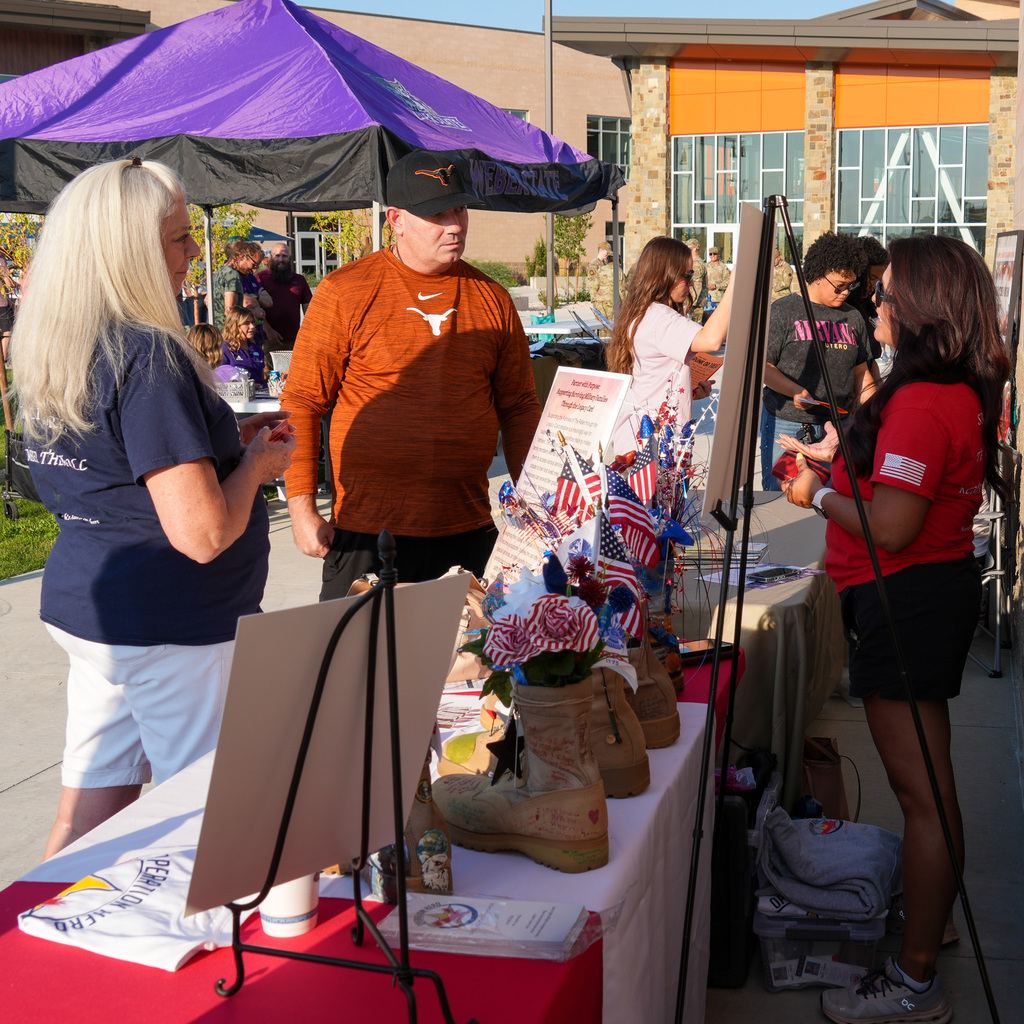 Military Family Tailgate participants