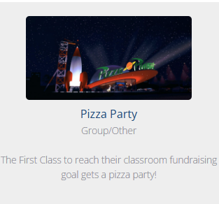 First Class to reach their goal gets a pizza party