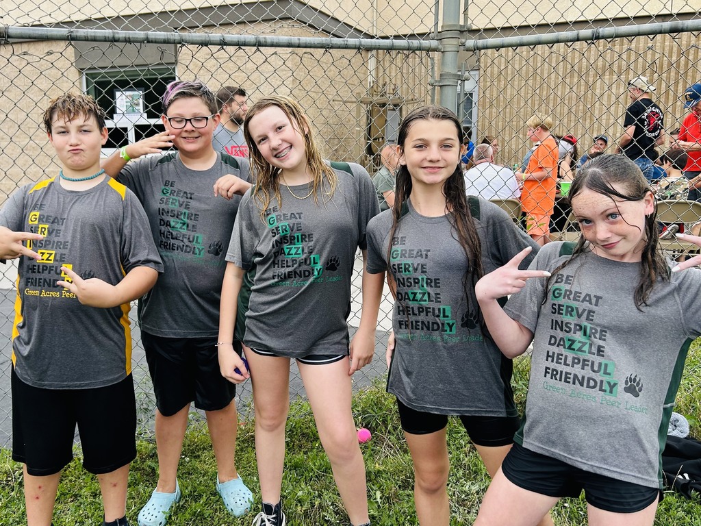 Current peer leaders after their shift in the dunk tank.