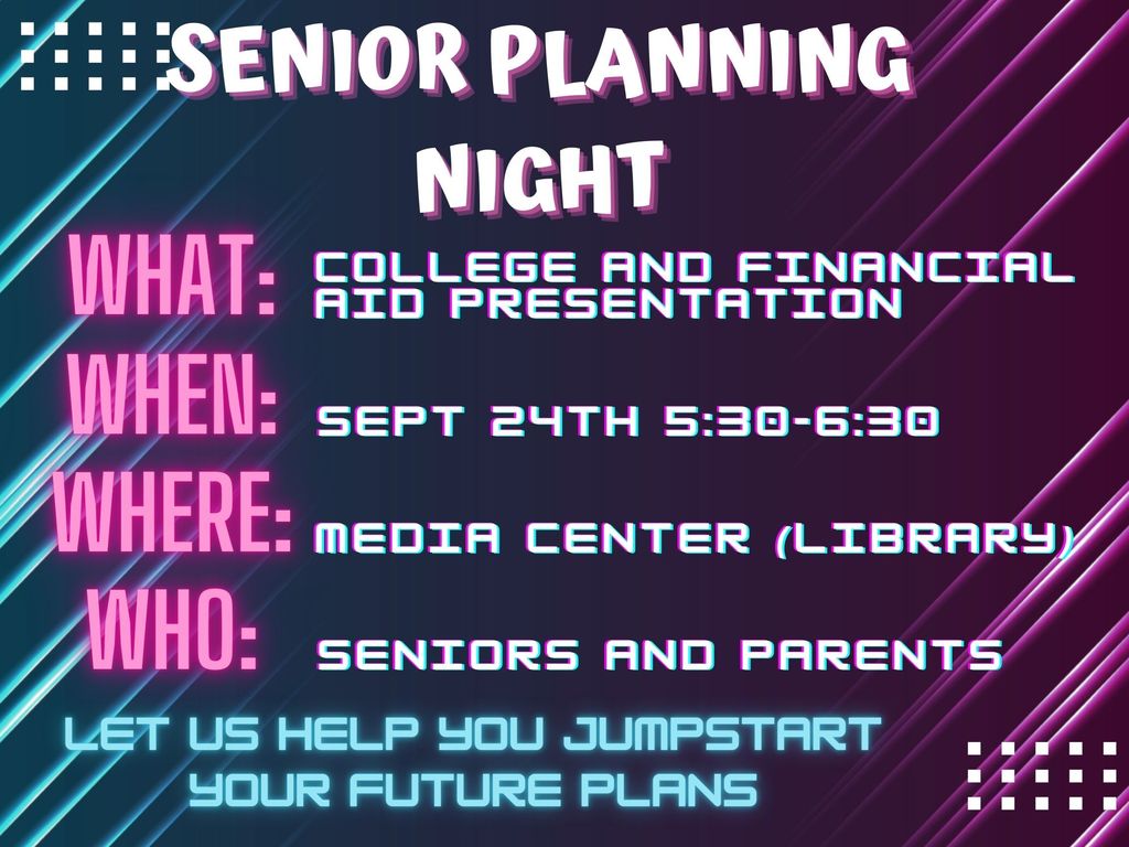 Senior Planning Night