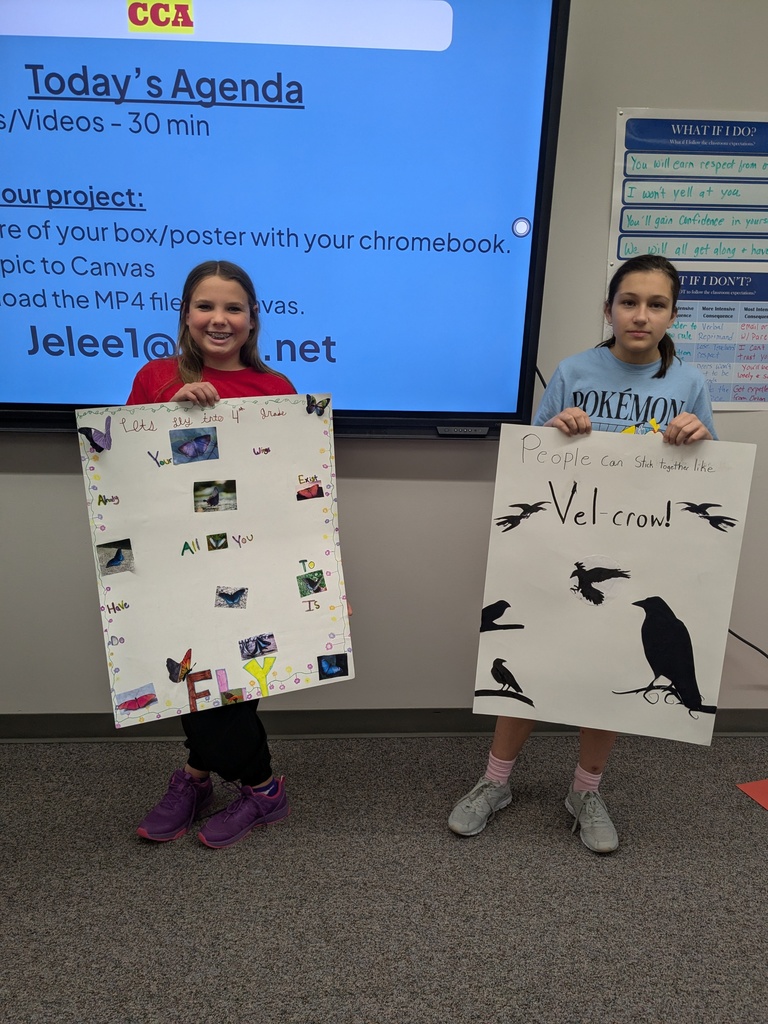 Mrs. Lee's CCA Class did a classroom project! They made Classroom Bulletin Boards and Mini 3-D models of future classrooms! Way to go 7th Graders!