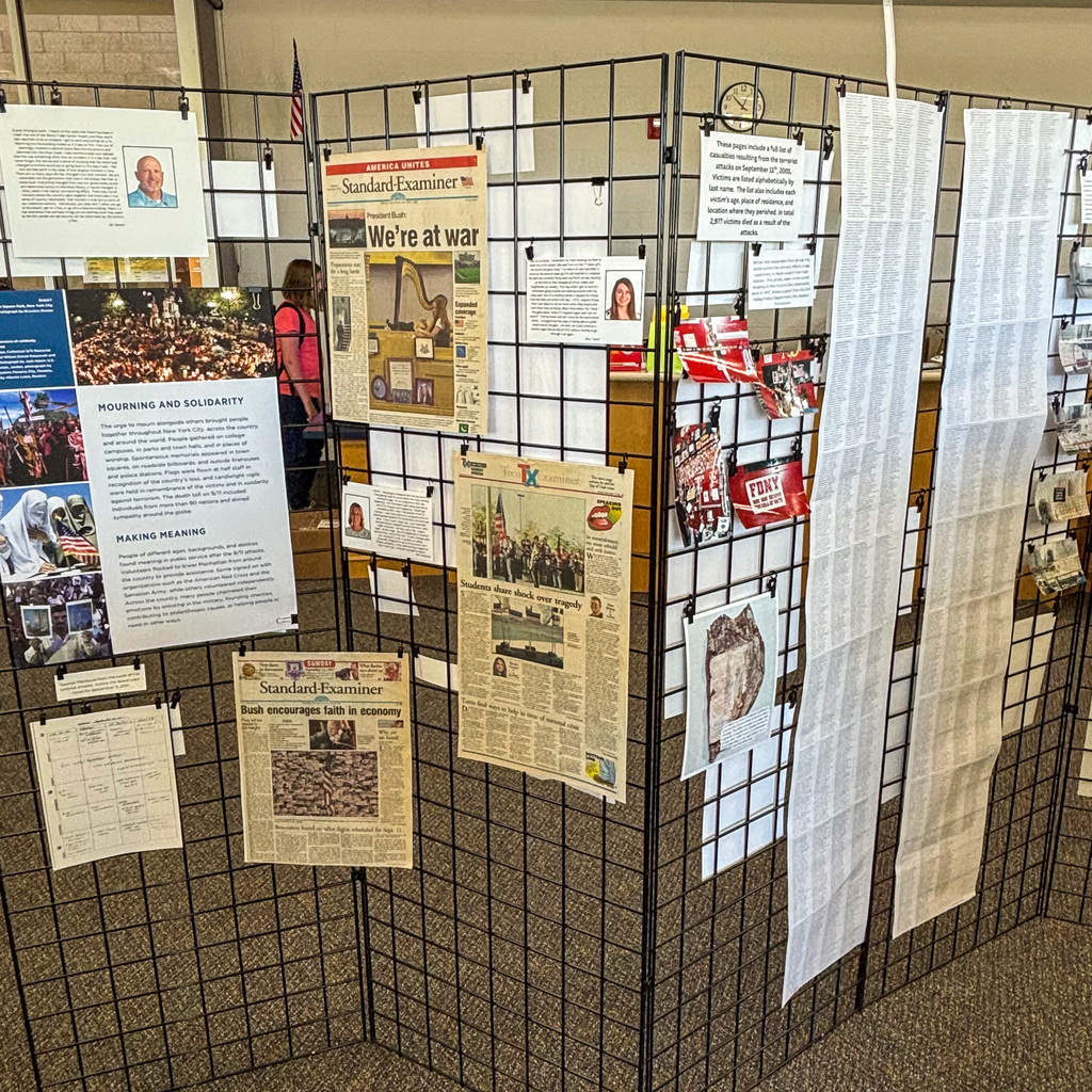 911 Remembrance display