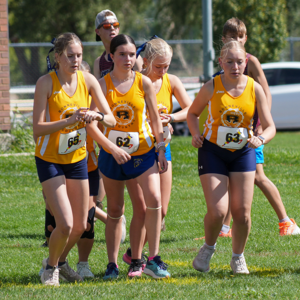Cross country runners.