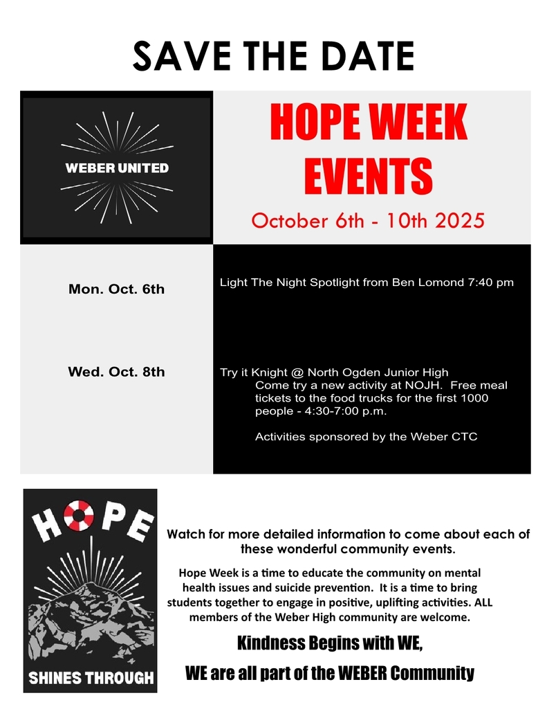 Hope Week flyers 