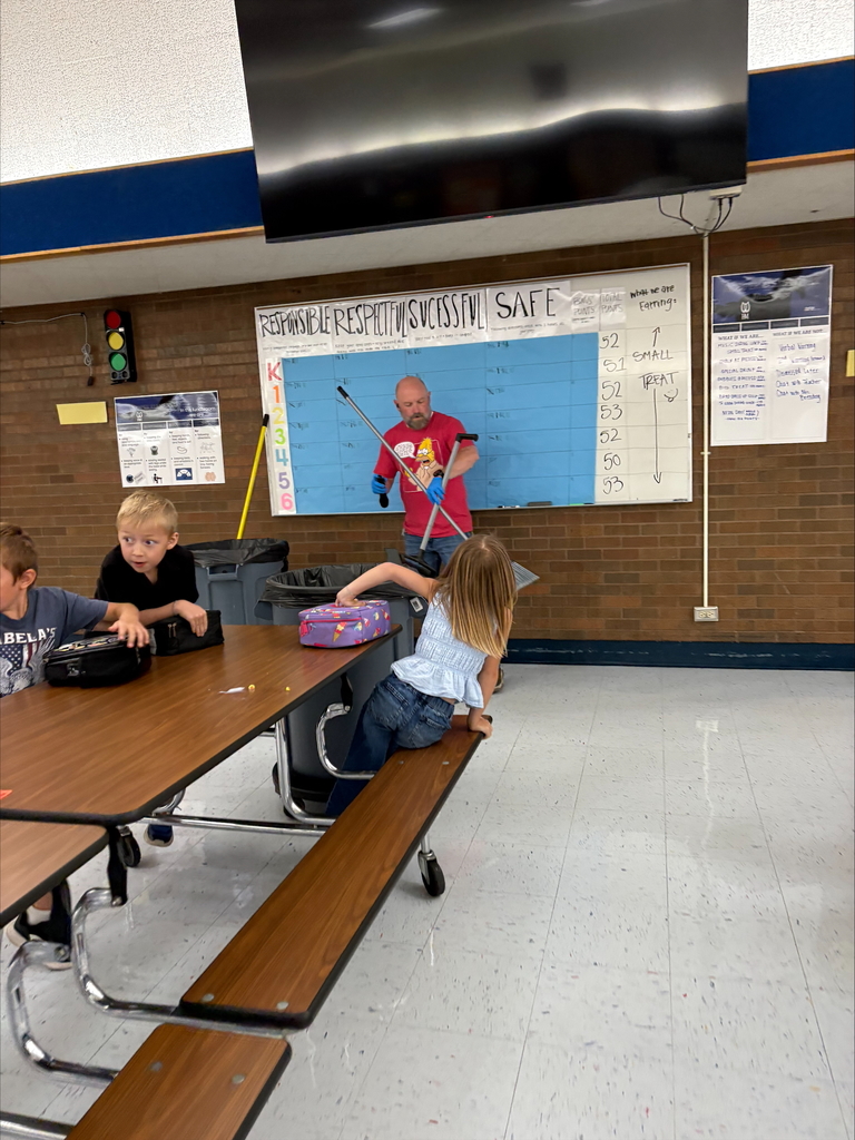 Mr Brad working in the lunchroom