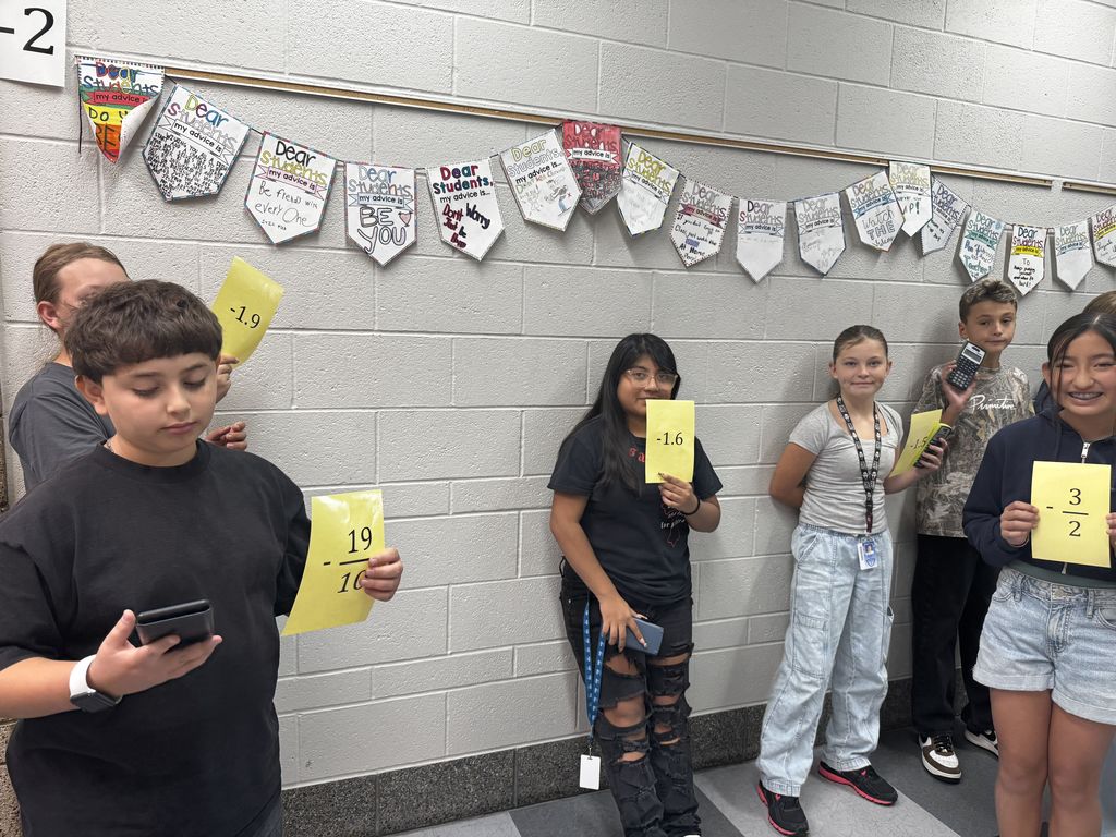 human number line