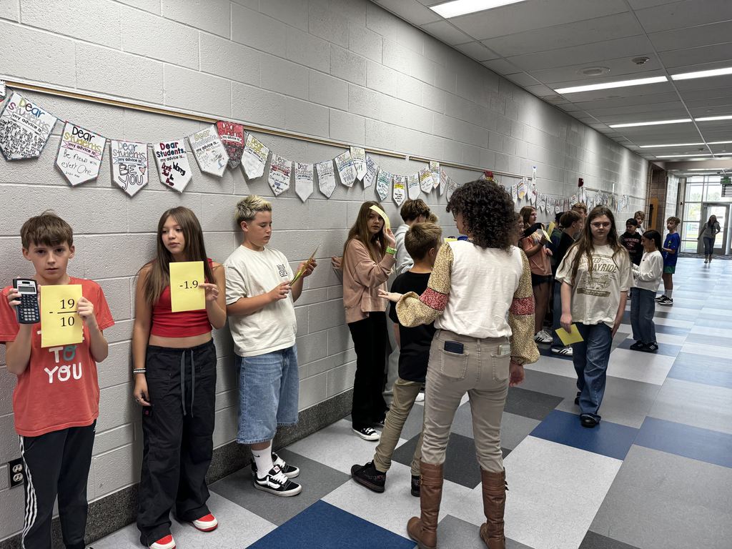 human number line