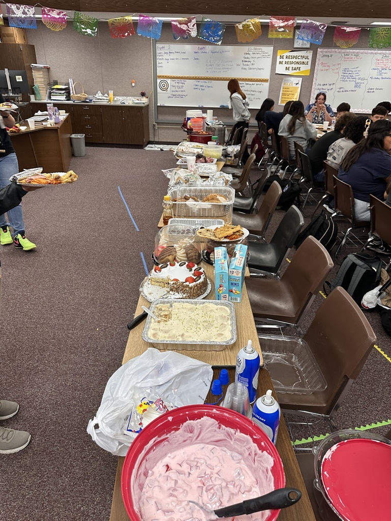 Latinos in Action 2025 class Cultural Food day The students were tasked with bringing food from their individual backgrounds to share with the class. We had food from Mexico, Uruguay, Guatemala, Philippines, USA, Dominican Republic, El Salvador and more! What a great way to celebrate differences together !