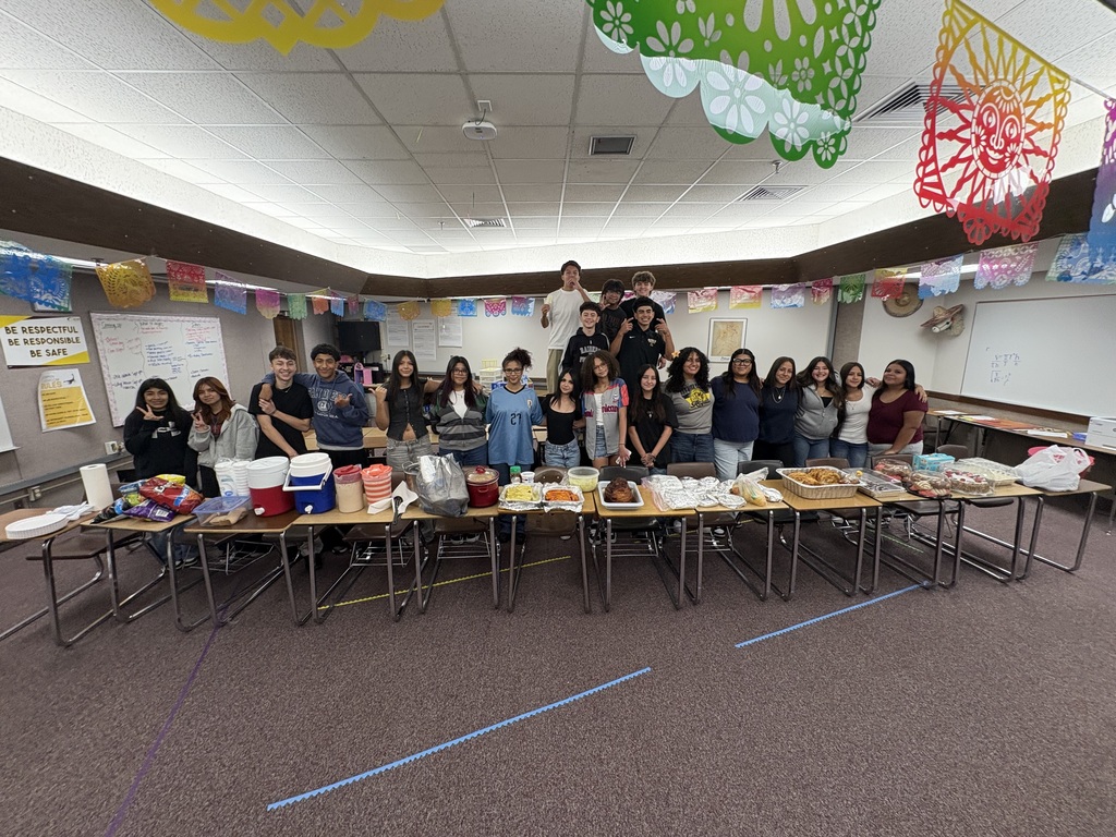 Latinos in Action 2025 class Cultural Food day The students were tasked with bringing food from their individual backgrounds to share with the class. We had food from Mexico, Uruguay, Guatemala, Philippines, USA, Dominican Republic, El Salvador and more! What a great way to celebrate differences together !
