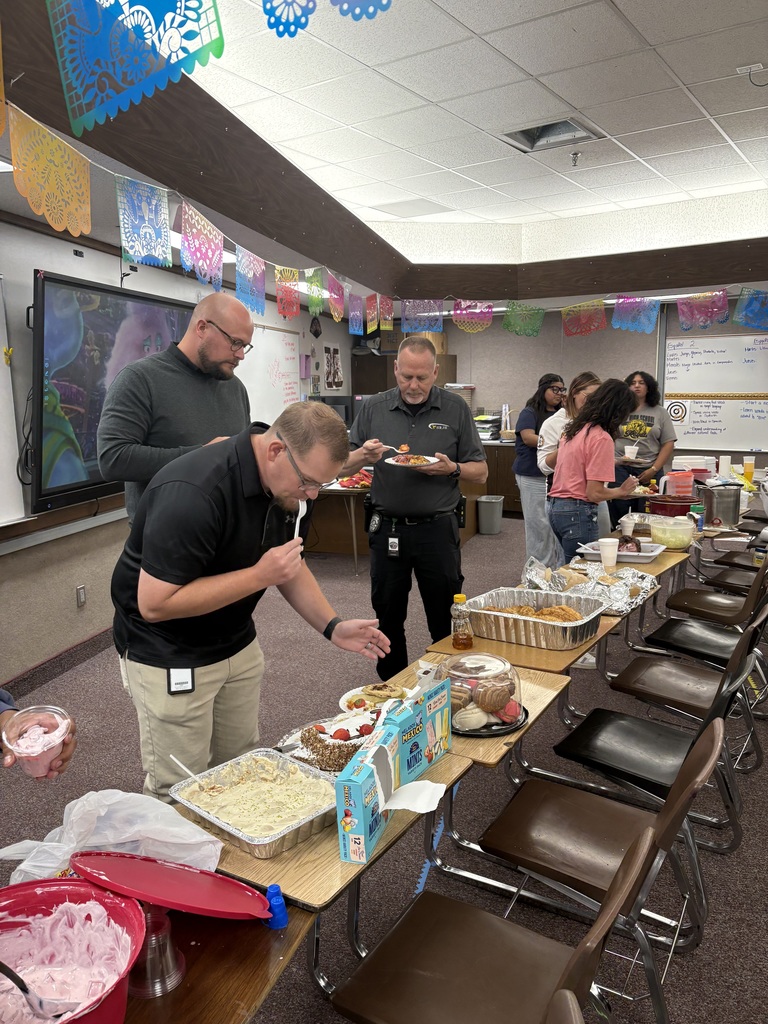 Latinos in Action 2025 class Cultural Food day The students were tasked with bringing food from their individual backgrounds to share with the class. We had food from Mexico, Uruguay, Guatemala, Philippines, USA, Dominican Republic, El Salvador and more! What a great way to celebrate differences together !