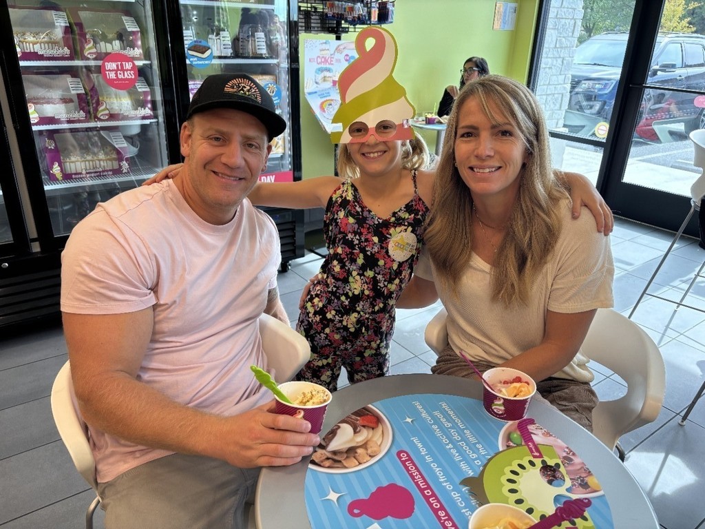 people eating yogurt