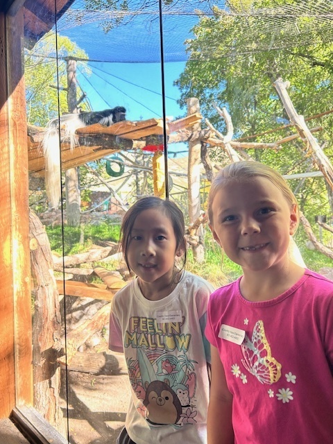 1st graders at the zoo