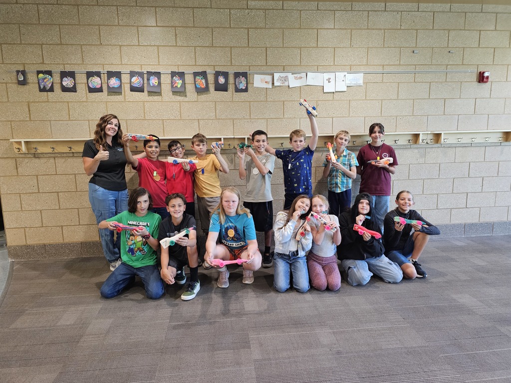 Participants of the Starbase Hill afterschool activity. 