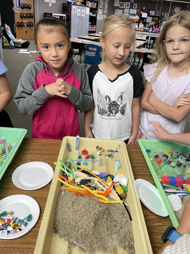 Photo of Mrs. Moore's STEM activity