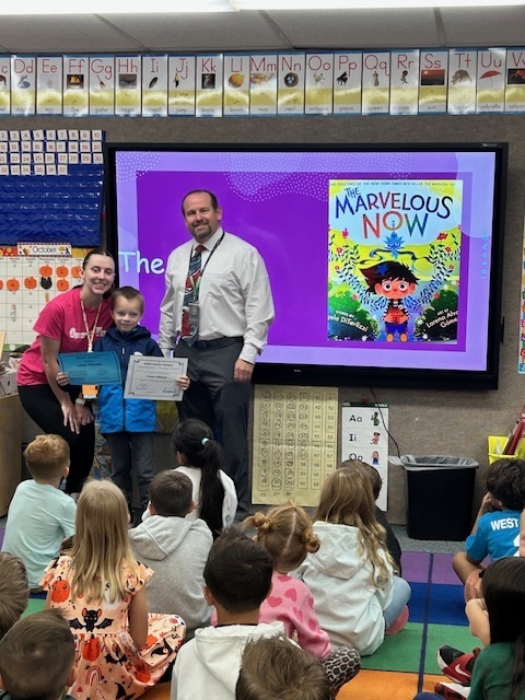 Winners of the summer Superintendent reading program.