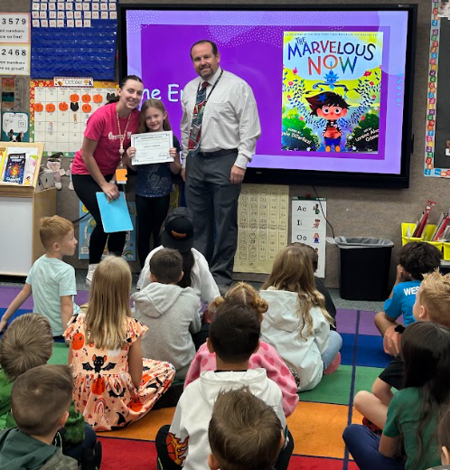 Winners of the summer Superintendent reading program.