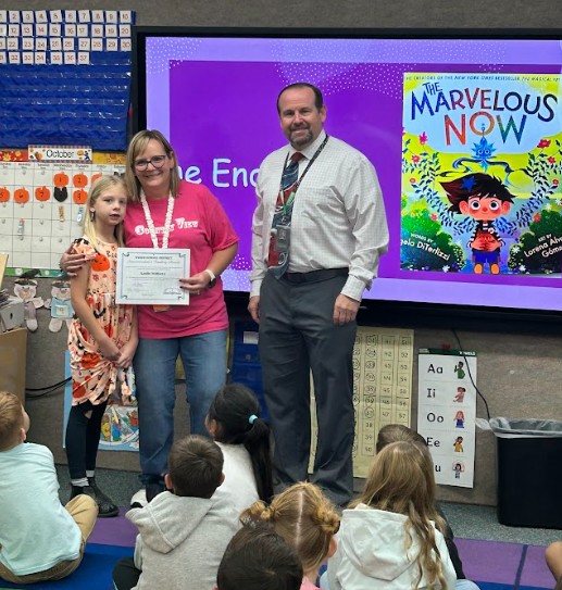 Winners of the summer Superintendent reading program.