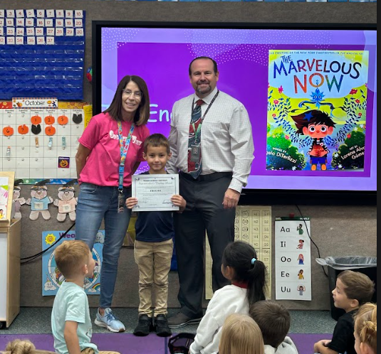 Winners of the summer Superintendent reading program.