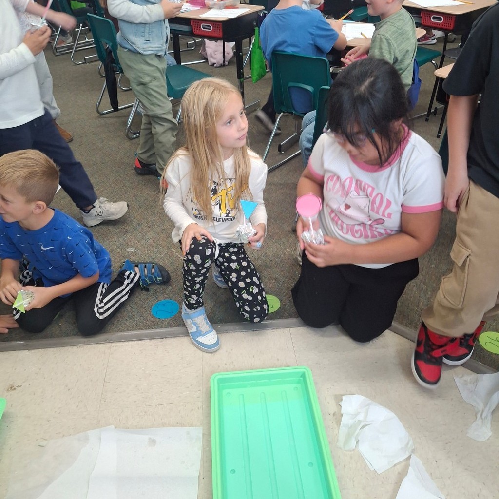 Kids getting ready to race their boats