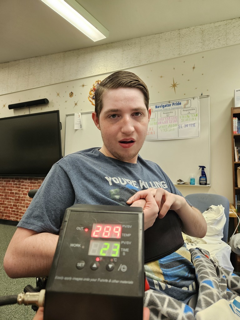 Heating up the shirts