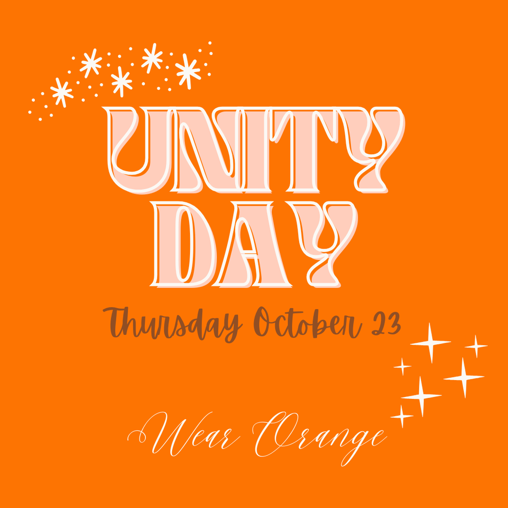 unity day thursday october 23 wear orange