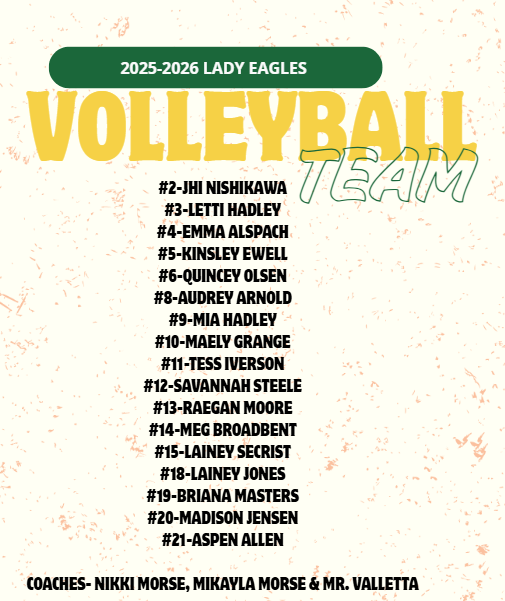 Lady Eagle Volleyball Team 2025-2026