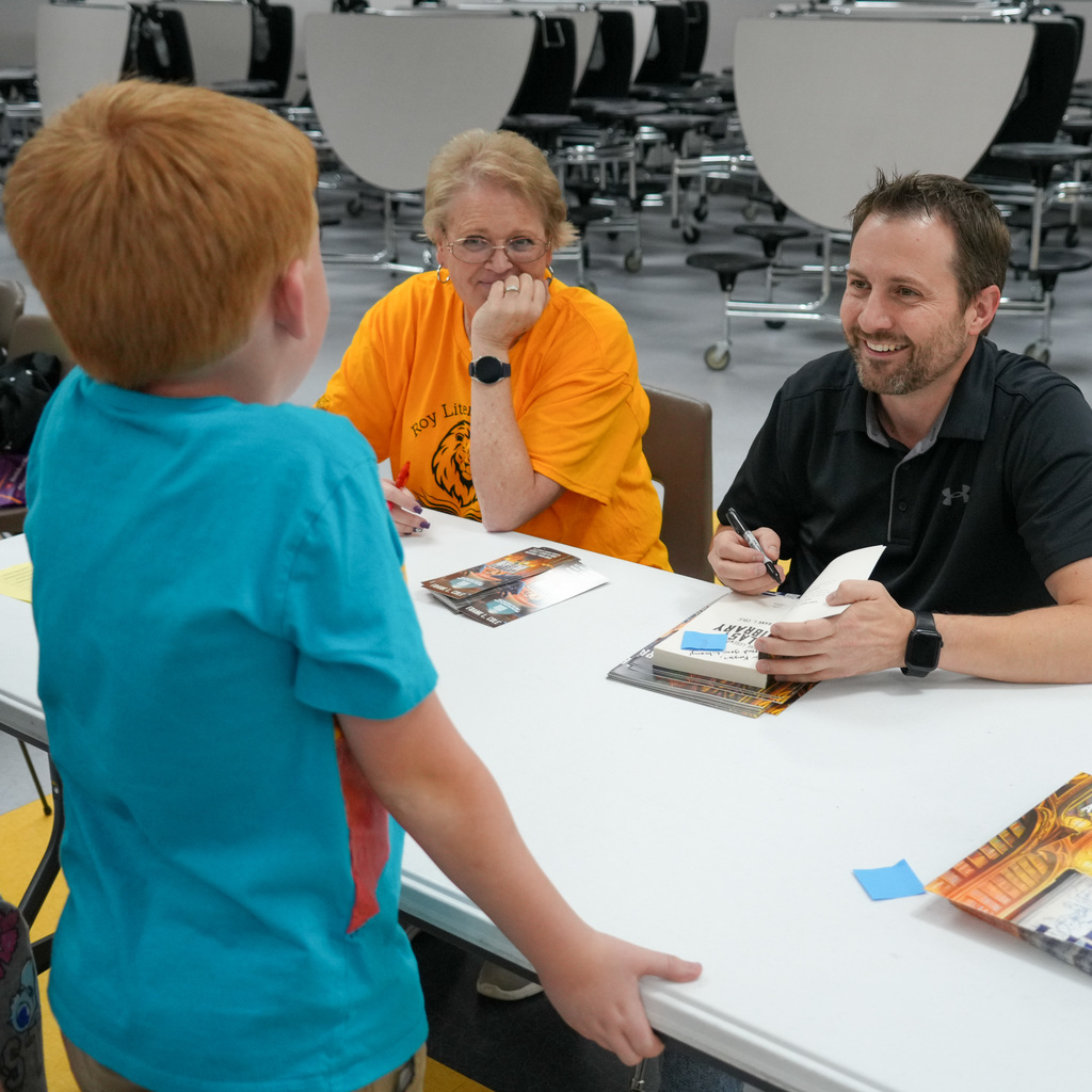Literacy night participants