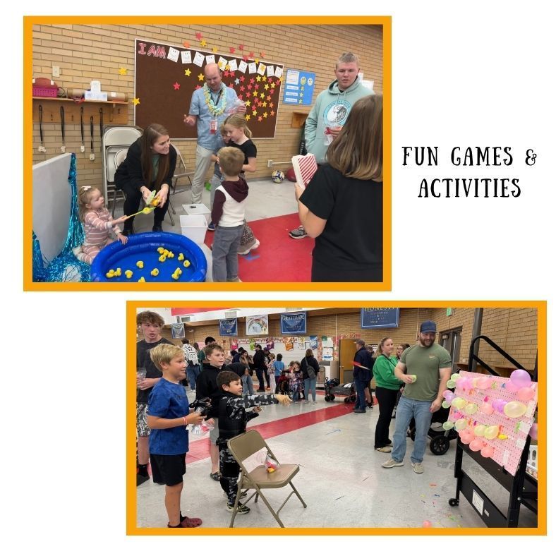 fun games and activities. kids and families playing go fish & dart throw