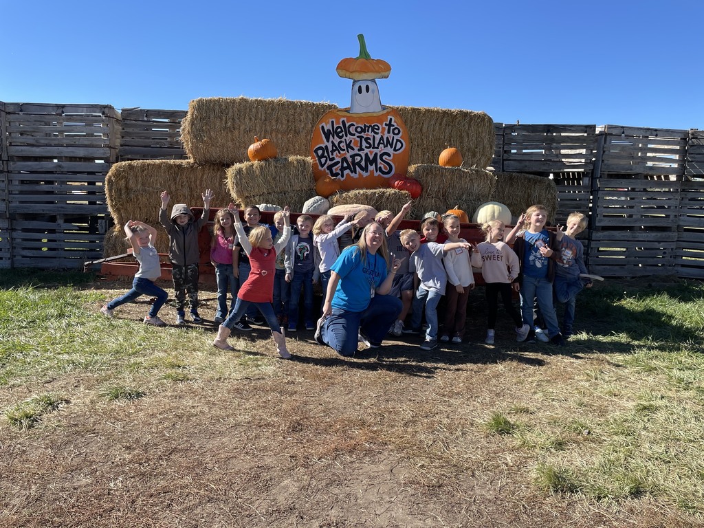 students at Black Island Farms