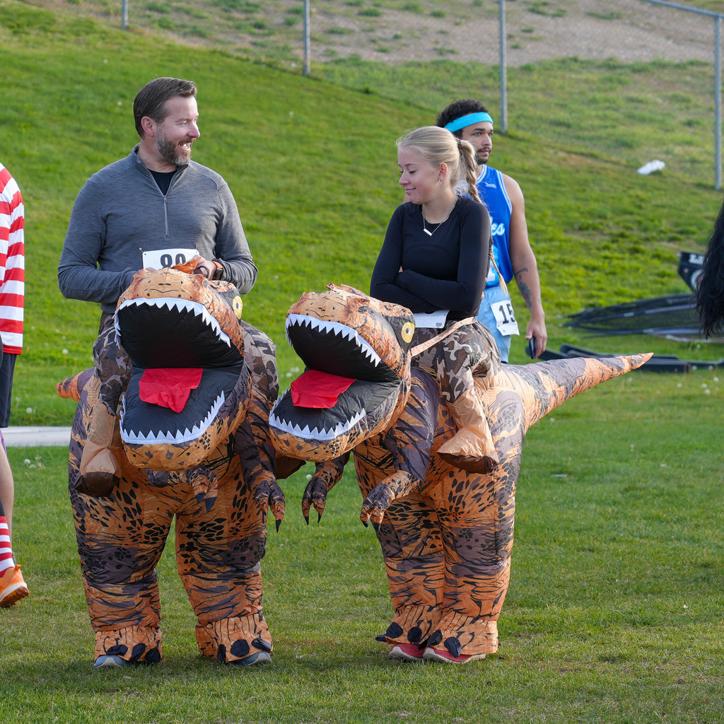 Monster dash participants