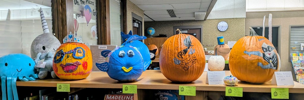 decorated pumpkins