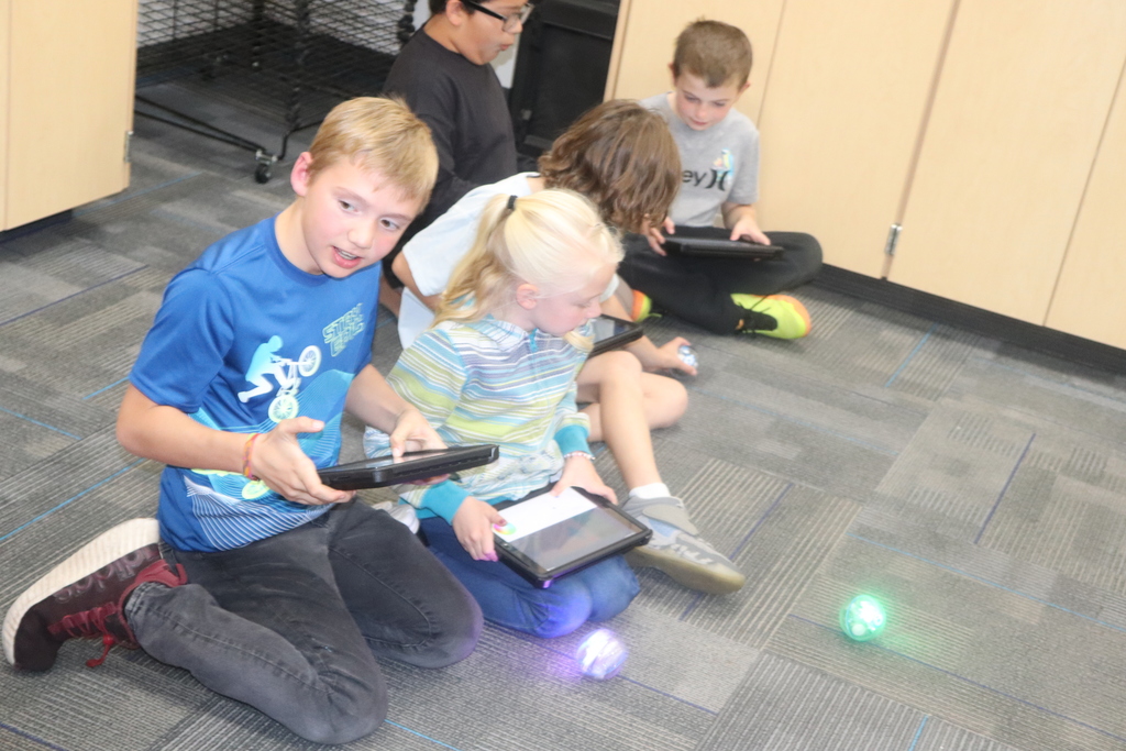 Students enjoying family night