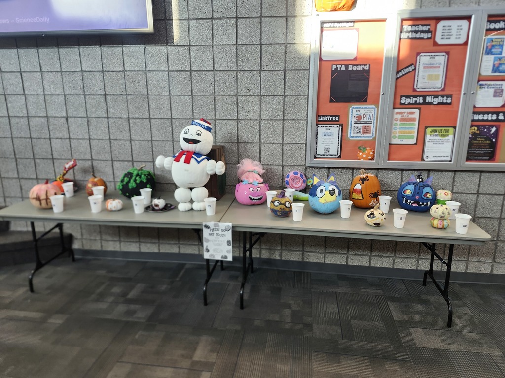 Halloween Pumpkin Decorating Contest Entries