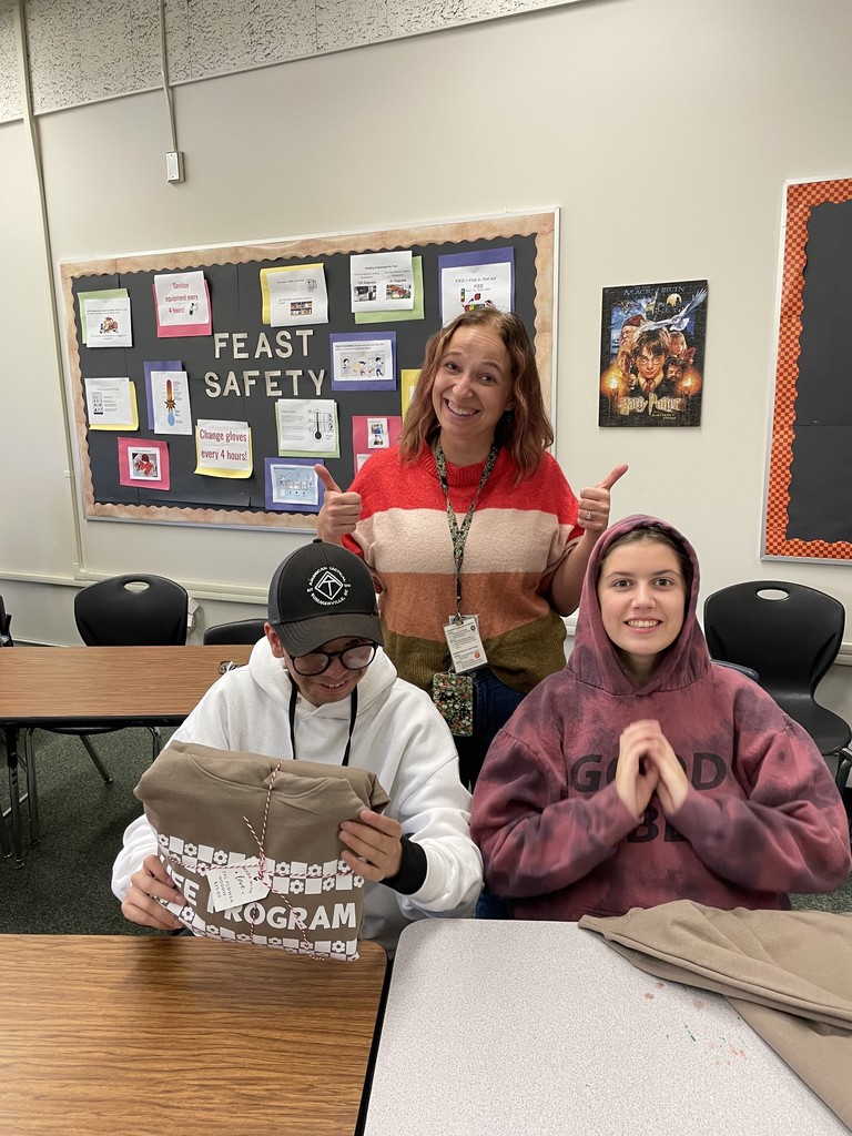 Supervisor Maddy approving Winter Carnival items.