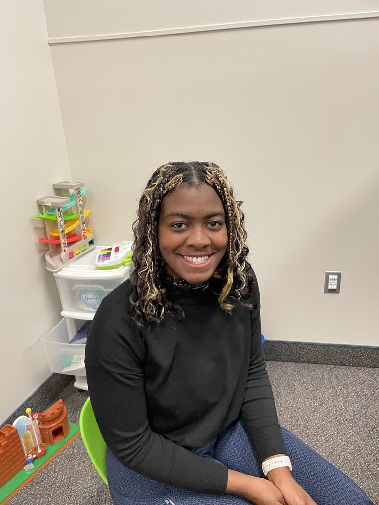 Taylor preparing to work in preschool.