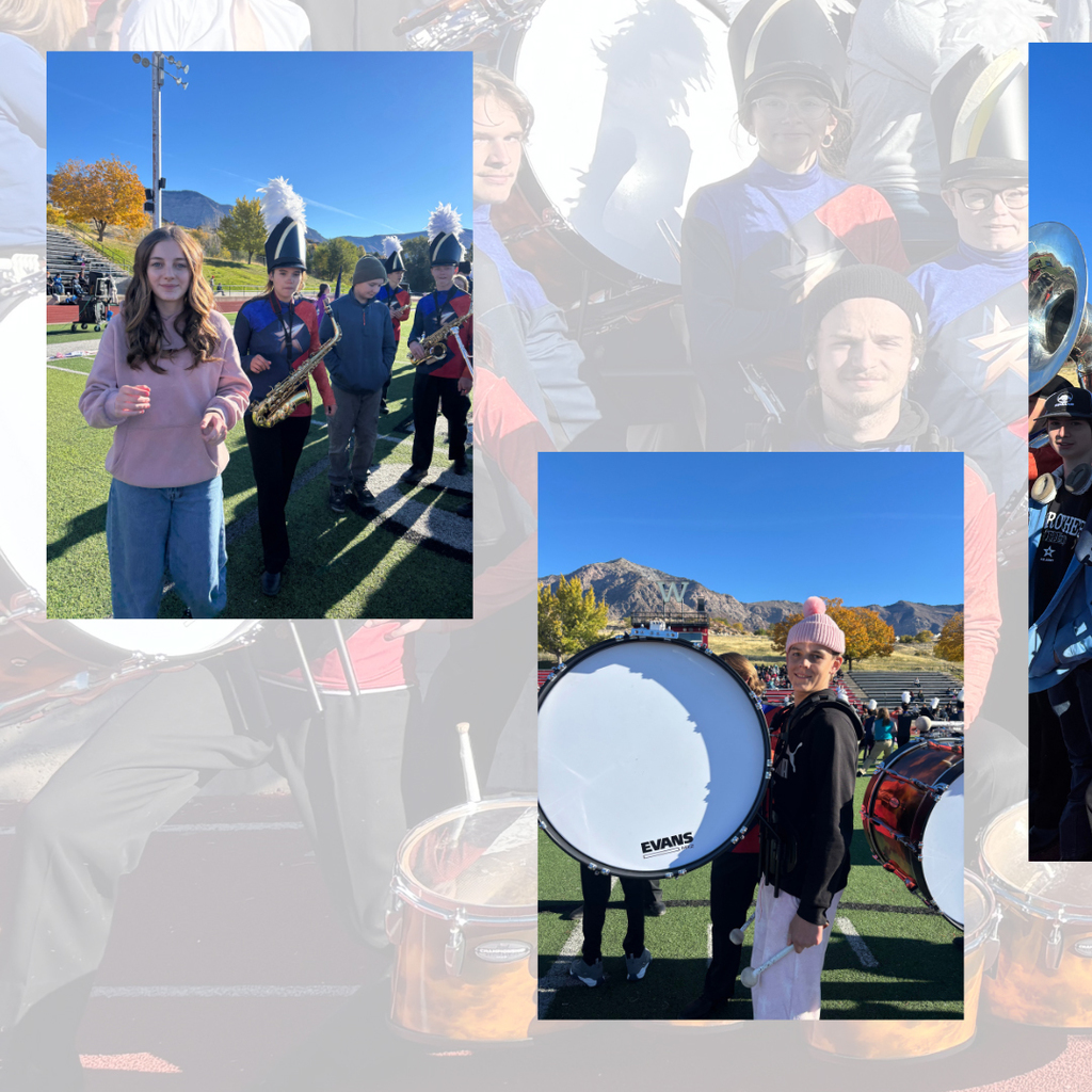 photographs of the roy jr high marching band