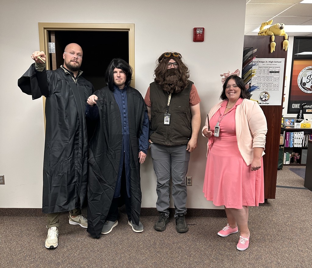 Admin dressed up Harry Potter Style for Halloween