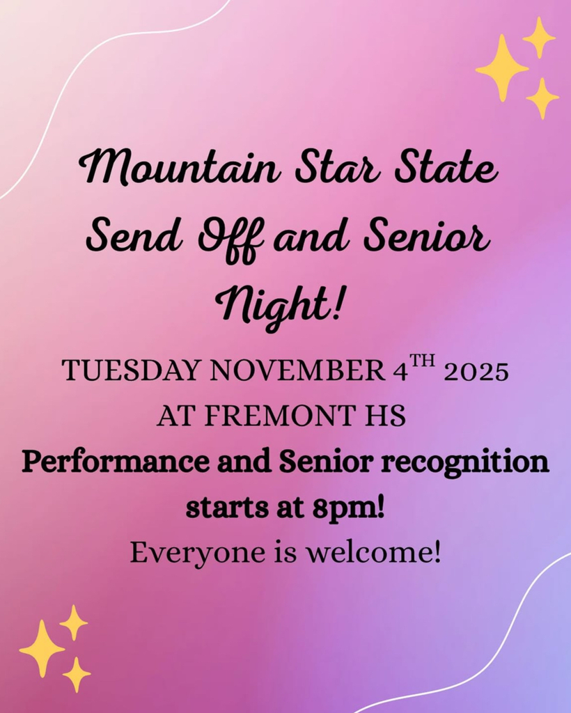 Marching Band Flyer - Freemont High School Tuesday, Nov. 04th at 8pm.