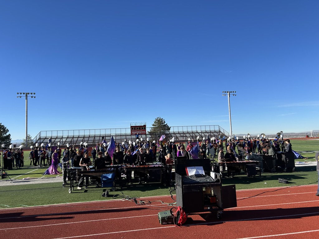 The district Marching Band, Mountain Star, performed at the Grand Opening of Trader Joe's! Some of Orion's own were there participating. 