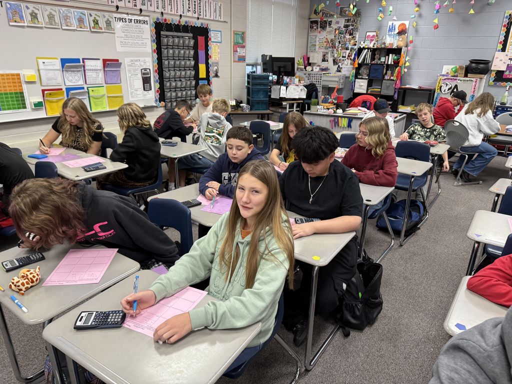 Sage & Scribe & "6  7"  Fun!!  We had a day where students got to take turns being the teacher or being the scribe - the one writing down what the "teacher" said.  It was great hearing them instruct each other and we loved hearing words we use.  We also celebrated Halloween with as much 6 & 7 math as we could come up with!  