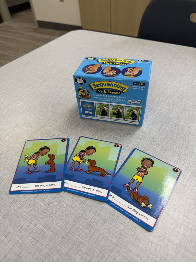 Sequencing cards for students to practice with