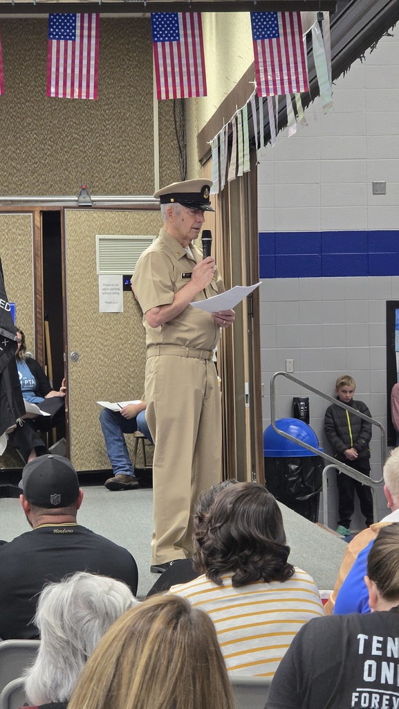 A Veteran speaking at the assembly