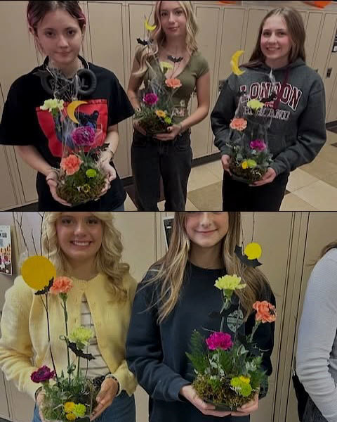 Students in costume.