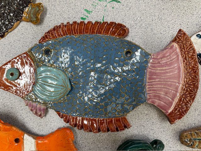 3D relief fish