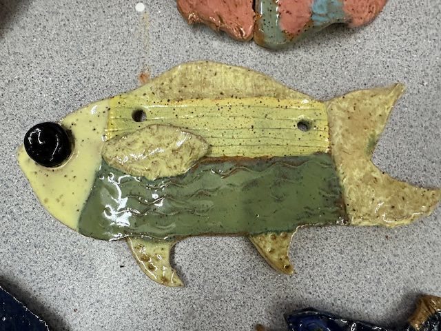 3D relief fish