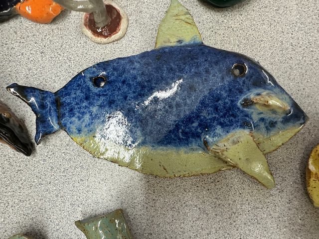 3D relief fish