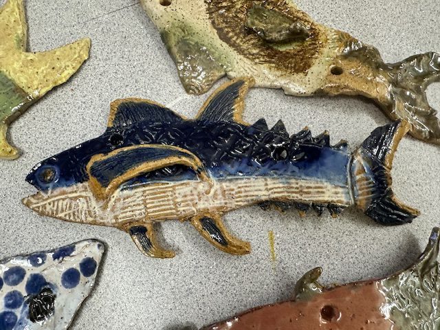 3D relief fish