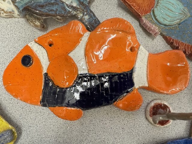 3D relief fish